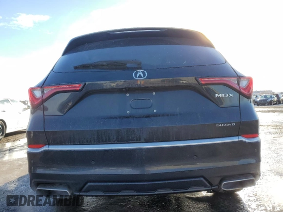 2022 Acura MDX w/Advance Package with VIN 5J8YE1H8XNL804771, listed as a Copart auction lot 88961925 with 51,966 mi miles and Clean Title. Bid and sale history available at carsss.com. Image 6.