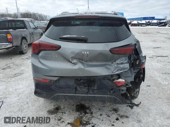 2025 Buick Encore GX Sport Touring с VIN KL4AMDSL2SB028827, выставлен на аукционе Copart как лот 46407335 с пробегом 5 901 миль миль и Списание • Salvage title. История ставок и продаж доступна на DreamBid. Изображение 6.