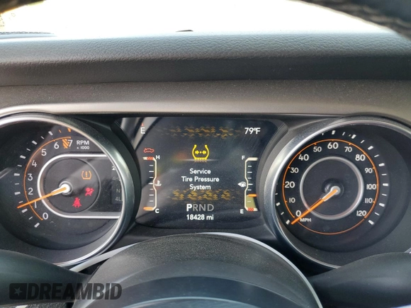 2020 Jeep Gladiator Sport S z VIN 1C6HJTAG7LL150131, wystawiony jako Copart lot #56726835 z przebiegiem 18 428 mil mil oraz Szkoda całkowita • Salvage title. Historia ofert i sprzedaży dostępna na DreamBid. Obrazek 9.