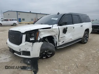 2018 GMC Yukon XL SLT with VIN 1GKS1GKC8JR224656, listed as a Copart auction lot 45309795 with 0 mi miles and Salvage Title. Bid and sale history available at carsss.com. Image 1.