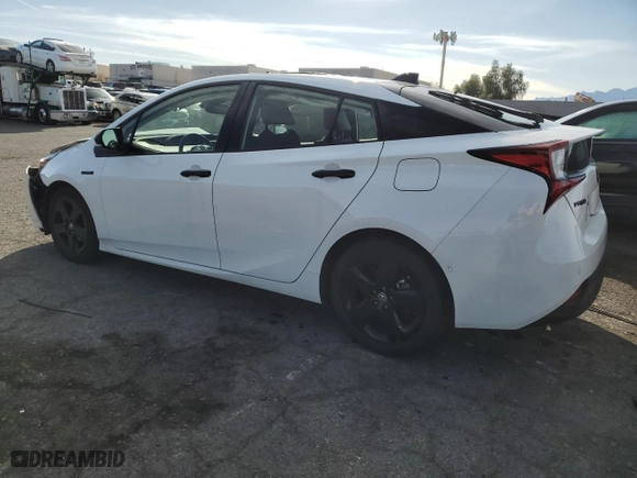 2022 Toyota Prius L Eco with VIN JTDKAMFU2N3173158, listed as a Copart auction lot 48770565 with 56,479 mi miles and Salvage Title. Bid and sale history available at carsss.com. Image 2.