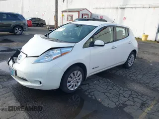 2015 Nissan LEAF SV with VIN 1N4AZ0CPXFC302167, listed as a IAAI auction lot 41636233 with 89,516 mi miles. Bid and sale history available at carsss.com. Image 19.