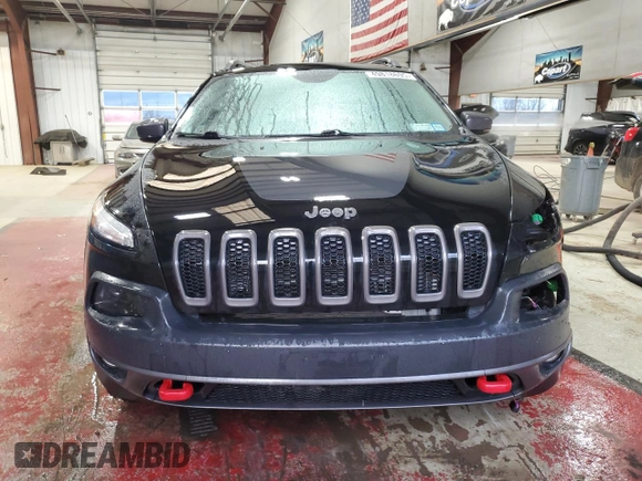 2017 Jeep Cherokee Trailhawk L Plus with VIN 1C4PJMBS9HD218394, listed as a Copart auction lot 49818695 with 73,863 mi miles and Salvage Title. Bid and sale history available at carsss.com. Image 5.