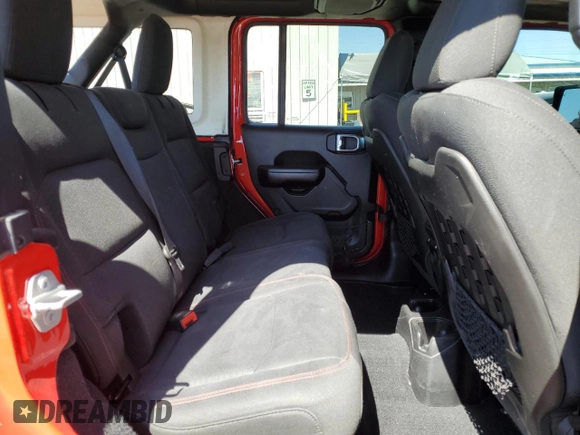 2019 Jeep Wrangler Unlimited Rubicon with VIN 1C4HJXFN7KW519171, listed as a Copart auction lot 56251325 with 69,094 mi miles and Salvage title. Bid and sale history available at DreamBid. Image 10.