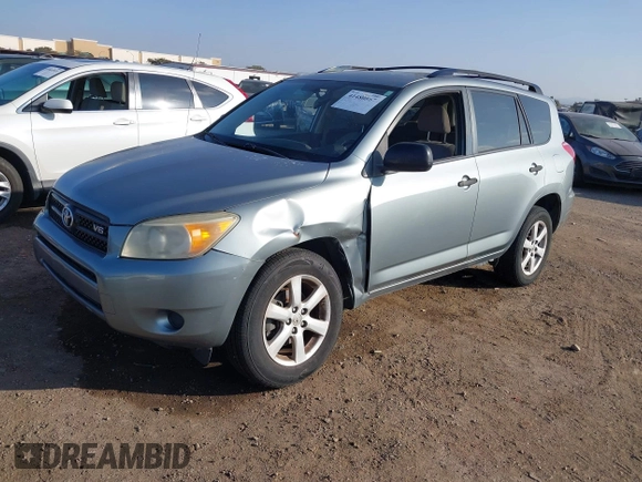 2007 Toyota RAV4 with VIN JTMZK33V375007418, listed as a IAAI auction lot 41480867 with 269,590 mi miles. Bid and sale history available at carsss.com. Image 2.