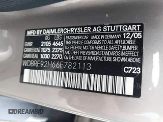 2006 Mercedes-Benz C 280 Luxury с VIN WDBRF92H66F782113, выставлен на аукционе IAAI как лот 42389922 с пробегом 112 367 миль миль и . История ставок и продаж доступна на DreamBid. Изображение 9.