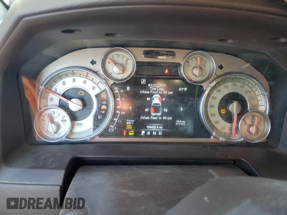 2015 Ram 2500 Laramie Longhorn with VIN 3C6UR5LL1FG520438, listed as a Copart auction lot 87127664 with 100,422 mi miles and Clean title. Bid and sale history available at DreamBid. Image 9.