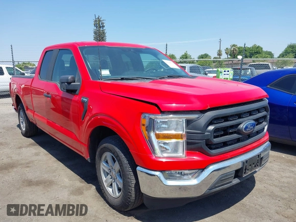 2021 Ford F-150 XL with VIN 1FTEX1C82MKE57427, listed as a IAAI auction lot 42149679 with 52,014 mi miles and . Bid and sale history available at DreamBid. Image 13.