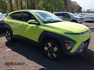 2024 Hyundai Kona SEL with VIN KM8HCCAB5RU042113, listed as a IAAI auction lot 42156805 with 25,671 mi miles and . Bid and sale history available at carsss.com. Image 1.