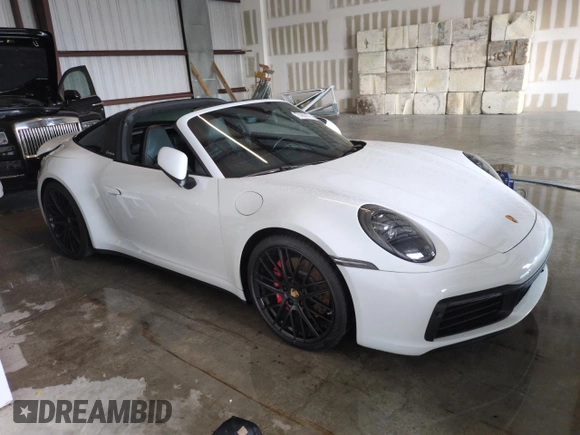 2022 Porsche 911 4S with VIN WP0BB2A91NS232212, listed as a Copart auction lot 73960974 with Not Provided miles and Non Repairable. Bid and sale history available at DreamBid. Image 4.