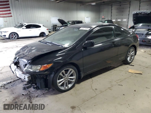 2008 Honda Civic Cpe Si with VIN 2HGFG21548H705159, listed as a Copart auction lot 43511485 with 141,600 mi miles and Clean Title. Bid and sale history available at carsss.com. Image 1.