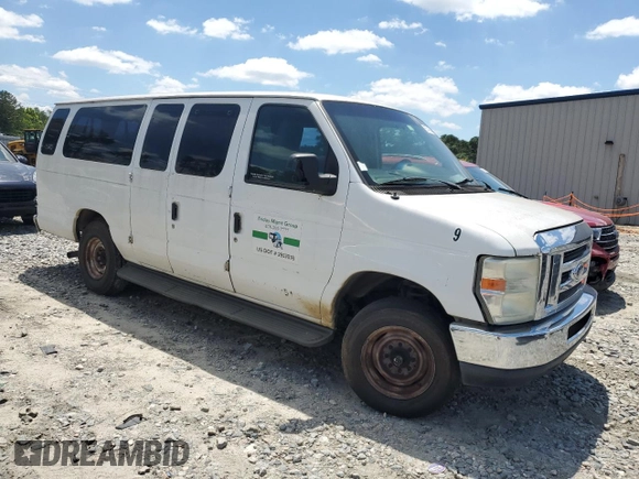 2010 Ford Econoline Passenger XL with VIN 1FBSS3BL2ADA62090, listed as a Copart auction lot 55746564 with Not Provided miles and Clean Title. Bid and sale history available at DreamBid. Image 4.