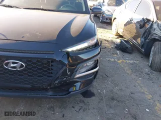 2021 Hyundai Kona SEL with VIN KM8K22AA6MU629536, listed as a IAAI auction lot 41641170 with 109,410 mi miles. Bid and sale history available at carsss.com. Image 6.
