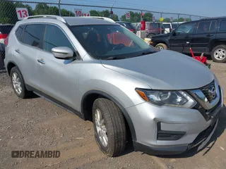 2017 Nissan Rogue S with VIN KNMAT2MV7HP552899, listed as a IAAI auction lot 42659454 with 129,620 mi miles and . Bid and sale history available at DreamBid. Image 1.