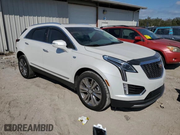 2023 Cadillac XT5 FWD Premium Luxury with VIN 1GYKNCRS9PZ224013, listed as a Copart auction lot 44164135 with 12,003 mi miles and Salvage Title. Bid and sale history available at carsss.com. Image 4.