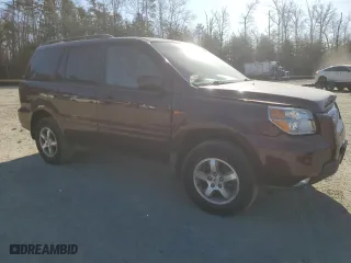 2008 Honda Pilot EX with VIN 5FNYF18498B041495, listed as a Copart auction lot 50946055 with 163,527 mi miles and Salvage Title. Bid and sale history available at carsss.com. Image 4.