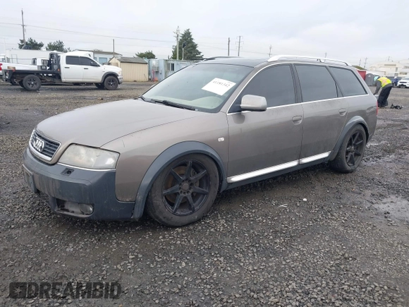 2005 Audi allroad A6 V8 with VIN WA1YD64B15N010773, listed as a IAAI auction lot 41181342 with 190,873 mi miles and . Bid and sale history available at DreamBid. Image 2.