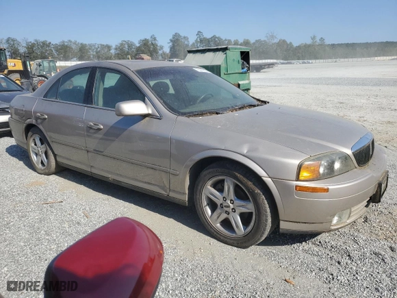 2002 Lincoln LS w/Base Pkg with VIN 1LNHM87A32Y707355, listed as a Copart auction lot 75389494 with 53,908 mi miles and Non Repairable. Bid and sale history available at carsss.com. Image 4.