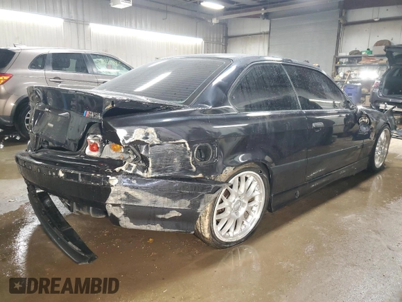 1998 BMW 3 Series M3 with VIN WBSBG9327WEY77787, listed as a Copart auction lot 47663745 with 77,038 mi miles and Salvage Title. Bid and sale history available at carsss.com. Image 3.