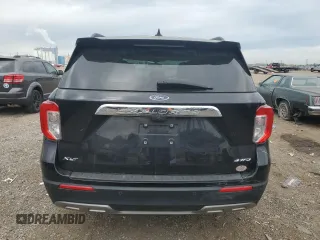 2023 Ford Explorer XLT with VIN 1FMSK8DH3PGA58229, listed as a Copart auction lot 58571525 with 64,536 mi miles and Salvage title. Bid and sale history available at DreamBid. Image 6.