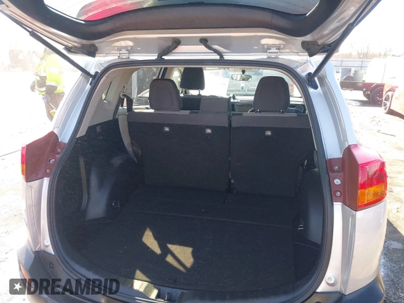 2013 Toyota RAV4 LE with VIN JTMZFREV9DD000690, listed as a IAAI auction lot 41575027 with 123,038 mi miles. Bid and sale history available at carsss.com. Image 8.