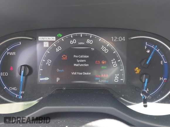 2024 Toyota RAV4 Hybrid XLE Premium z VIN JTMB6RFV5RJ059437, wystawiony jako IAAI lot #42485203 z przebiegiem 4 200 mil mil oraz . Historia ofert i sprzedaży dostępna na DreamBid. Obrazek 7.