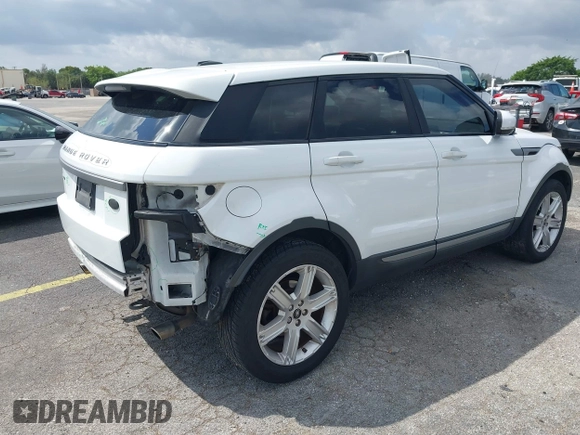 2013 Land Rover Range Rover Evoque Pure with VIN SALVN2BG7DH853606, listed as a IAAI auction lot 41696051 with 156,587 mi miles. Bid and sale history available at carsss.com. Image 4.
