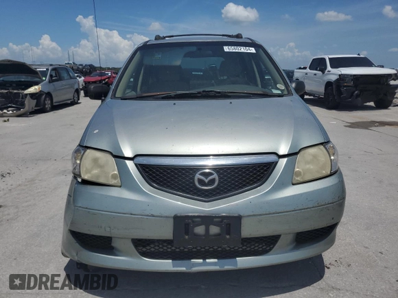 2003 Mazda MPV LX with VIN JM3LW28AX30369643, listed as a Copart auction lot 65802104 with 146,052 mi miles and Salvage Title. Bid and sale history available at carsss.com. Image 5.