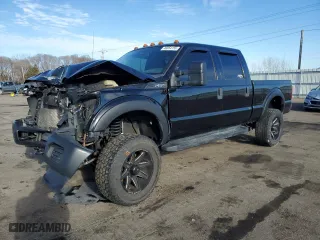 2016 Ford Super Duty F-250 SRW Lariat with VIN 1FT7W2B60GEA34365, listed as a Copart auction lot 46854155 with 87,840 mi miles and Salvage Title. Bid and sale history available at carsss.com. Image 1.
