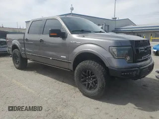 2012 Ford F-150 XL with VIN 1FTFW1ET4CFA59152, listed as a Copart auction lot 51183215 with 142,545 mi miles and Salvage title. Bid and sale history available at DreamBid. Image 4.