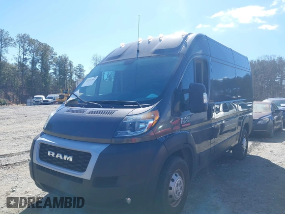 2021 Ram ProMaster Cargo with VIN 3C6LRVBG8ME521322, listed as a IAAI auction lot 41731201 with 52,823 mi miles. Bid and sale history available at carsss.com. Image 23.