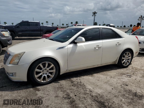 2008 Cadillac CTS RWD w/1SB with VIN 1G6DV57V080165420, listed as a Copart auction lot 75399164 with 0 mi miles and Salvage Title. Bid and sale history available at carsss.com. Image 1.