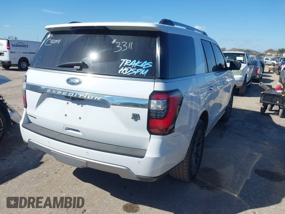 2019 Ford Expedition Limited with VIN 1FMJU1KT7KEA73311, listed as a IAAI auction lot 41678637 with 120,695 mi miles and . Bid and sale history available at DreamBid. Image 4.