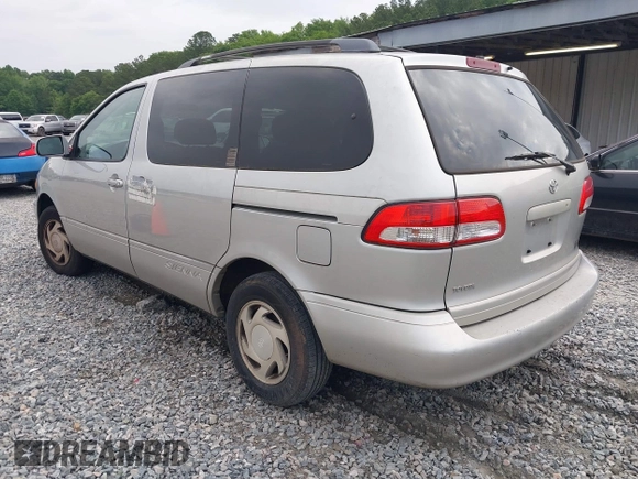 2002 Toyota Sienna LE with VIN 4T3ZF13C92U434076, listed as a IAAI auction lot 42132585 with 243,661 mi miles and . Bid and sale history available at DreamBid. Image 3.