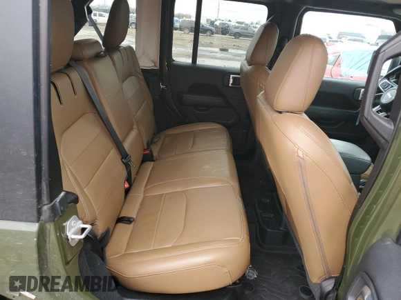 2023 Jeep Wrangler Sahara with VIN 1C4JJXP61PW528948, listed as a Copart auction lot 46866885 with 38,191 mi miles and Clean Title. Bid and sale history available at DreamBid. Image 10.