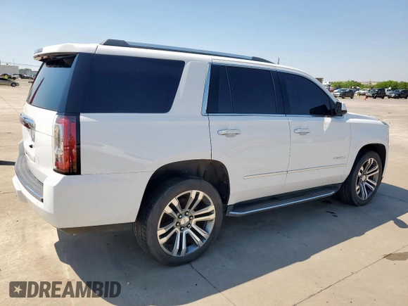 2017 GMC Yukon Denali with VIN 1GKS2CKJ2HR314920, listed as a Copart auction lot 52077525 with 160,518 mi miles and Salvage Title. Bid and sale history available at carsss.com. Image 3.