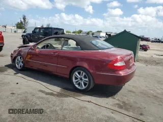 2008 Mercedes-Benz CLK 350 with VIN WDBTK56F48T094425, listed as a Copart auction lot 54401365 with 66,818 mi miles and Salvage title. Bid and sale history available at DreamBid. Image 2.
