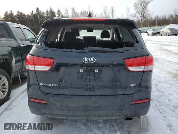 2018 Kia Sorento LX with VIN 5XYPG4A31JG408206, listed as a Copart auction lot 43334625 with 79,963 mi miles and Salvage Title. Bid and sale history available at carsss.com. Image 6.