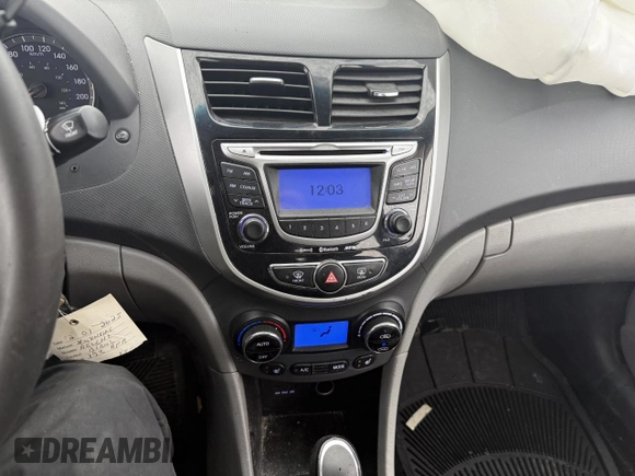2013 Hyundai Accent GLS with VIN KMHCU4AE2DU415964, listed as a Copart auction lot 47972845 with 194,593 mi miles and Salvage Title. Bid and sale history available at carsss.com. Image 8.