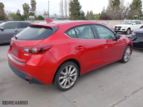 2014 Mazda Mazda3 s Grand Touring with VIN JM1BM1M31E1189332, listed as a IAAI auction lot 41910295 with NaN miles. Bid and sale history available at carsss.com. Image 4.