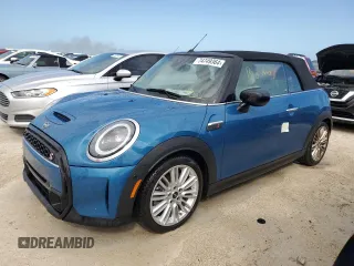 2022 MINI Convertible Cooper S z VIN WMW43DL03N3N64966, wystawiony jako Copart lot #74749364 z przebiegiem Nie podano mil oraz Nie do naprawy. Historia ofert i sprzedaży dostępna na DreamBid. Obrazek 1.