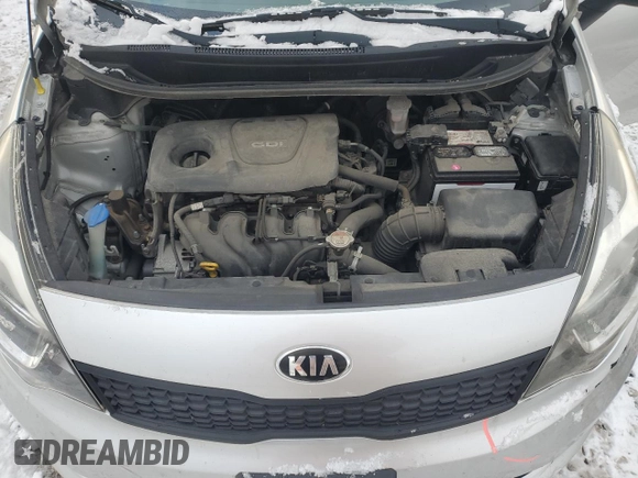2017 Kia Rio LX with VIN KNADM4A35H6035189, listed as a Copart auction lot 87454364 with 60,706 mi miles and Salvage Title. Bid and sale history available at carsss.com. Image 11.