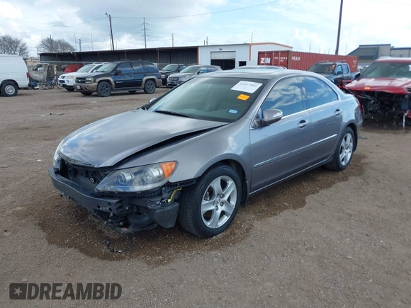 2008 Acura RL Tech Pkg with VIN JH4KB16638C003424, listed as a IAAI auction lot 41657001 with 81,612 mi miles. Bid and sale history available at carsss.com. Image 2.