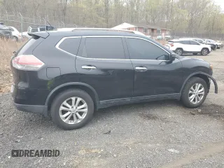 2014 Nissan Rogue SV with VIN 5N1AT2MV8EC806991, listed as a Copart auction lot 52792475 with 134,461 mi miles and Salvage Title. Bid and sale history available at carsss.com. Image 3.