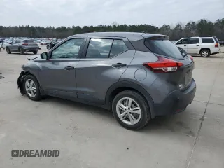 2020 Nissan Kicks S with VIN 3N1CP5BV3LL544243, listed as a Copart auction lot 44253975 with 104,083 mi miles and Salvage Title. Bid and sale history available at carsss.com. Image 2.