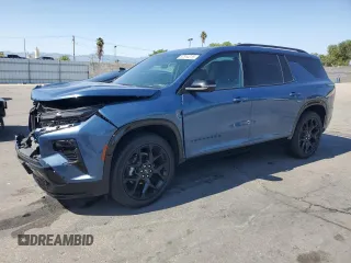 2024 Chevrolet Traverse AWD RS с VIN 1GNEVLKS9RJ166460, выставлен на аукционе Copart как лот 57914315 с пробегом 19 535 миль миль и Списание • Salvage title. История ставок и продаж доступна на DreamBid. Изображение 1.