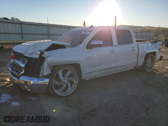 2017 Chevrolet Silverado 1500 LTZ with VIN 3GCPCSEC2HG239030, listed as a Copart auction lot 41383945 with Not Provided miles and Salvage Title. Bid and sale history available at DreamBid. Image 1.