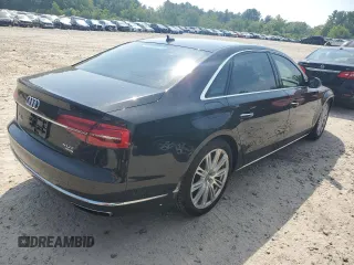 2015 Audi A8 4.0T with VIN WAU32AFD3FN032098, listed as a Copart auction lot 58788445 with 112,804 mi miles and Clean title. Bid and sale history available at DreamBid. Image 3.