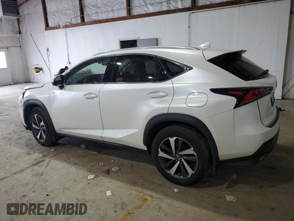 2019 Lexus NX 300 with VIN JTJBARBZ7K2190454, listed as a Copart auction lot 58147985 with 104,118 mi miles and Salvage title. Bid and sale history available at DreamBid. Image 2.