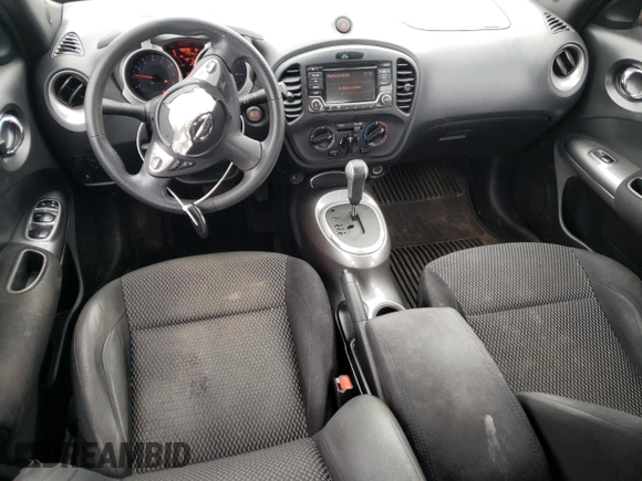 2015 Nissan Juke S with VIN JN8AF5MR3FT506717, listed as a Copart auction lot 43451505 with 70,090 mi miles and Salvage title. Bid and sale history available at DreamBid. Image 8.